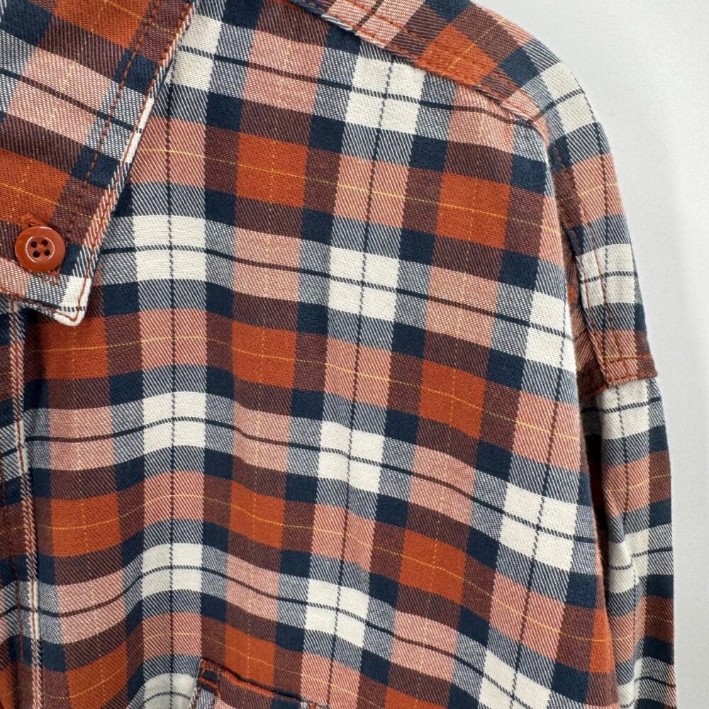 Wolverine Flame Resistant Plaid Button Down Shirt… - image 3